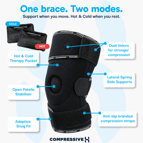 Recovery Knee Brace - Spring Support
