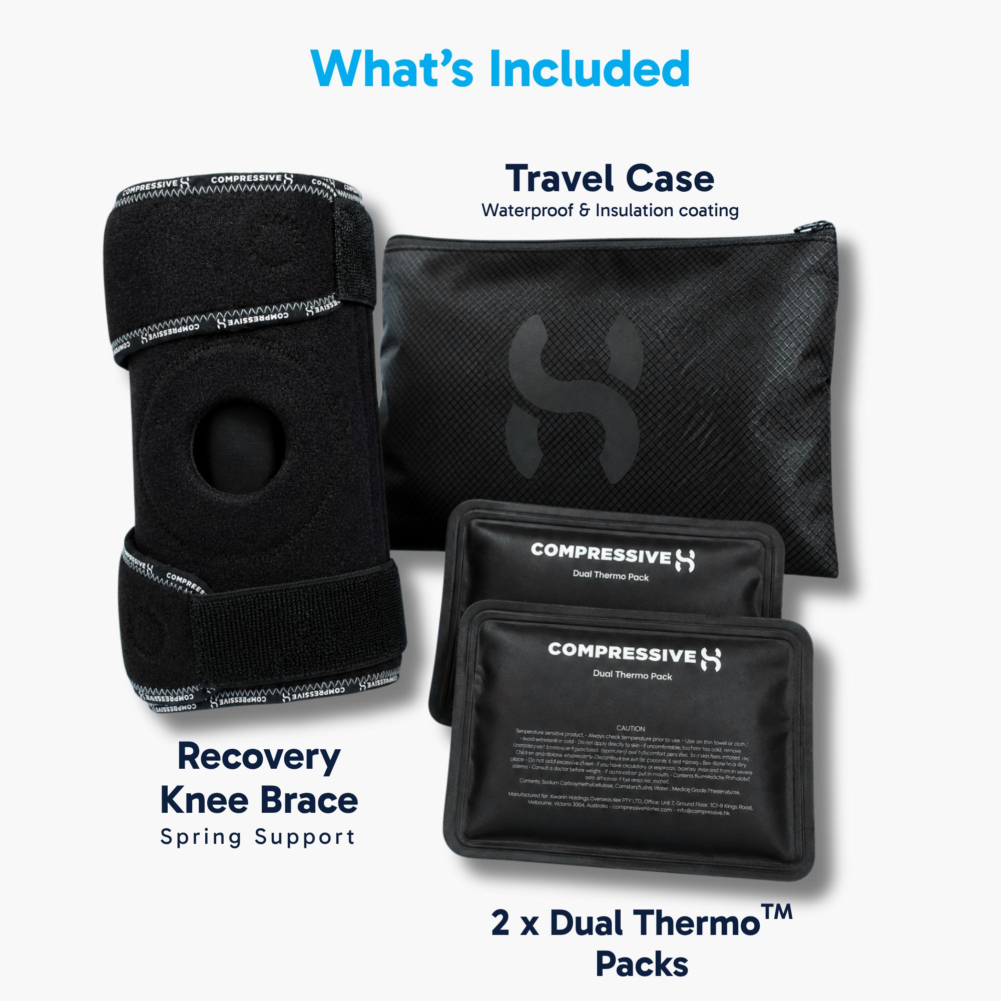 Recovery Knee Brace - Spring Support